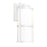 WAC Lantern 1Lt LED 14" Outdoor Wall Light, WH/Clear/Frost - WS-W250114-CS-WT