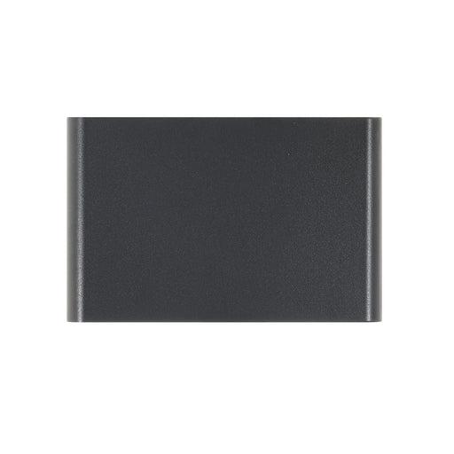 WAC Tablet 2Lt LED Outdoor Wall Light, Black/Frosted