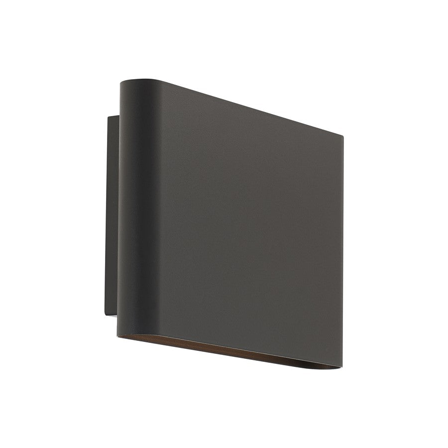 WAC Tablet 2Lt LED Outdoor Wall Light, Bronze/Frosted - WS-W250305-CS-BZ
