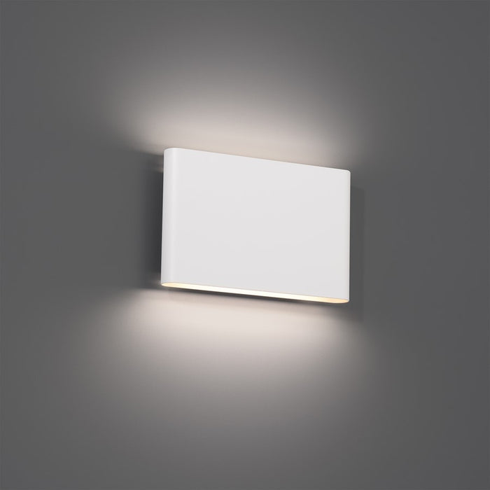 WAC Tablet 2Lt LED Outdoor Wall Light, White/Frosted