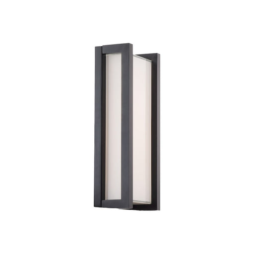 dweLED Axel LED 1 Light In/Out Wall Light 3000K, Black/Opal