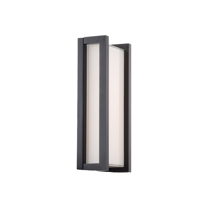 dweLED Axel LED 1 Light In/Out Wall Light 3000K, Black/Opal