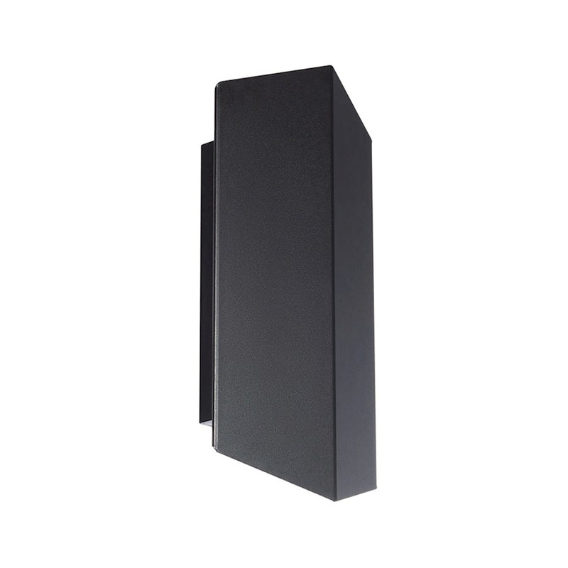 WAC DweLED Summit 2 Light 14" LED Outdoor Wall, Black/Silk