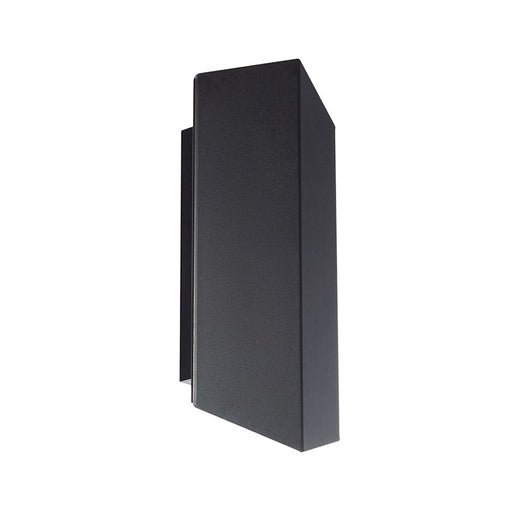 WAC DweLED Summit 2 Light 14" LED Outdoor Wall, Black/Silk