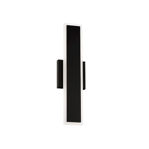 dweLED Bastone 18" LED Outdoor Wall Sconce 2700K, Black - WS-W99418-27-BK