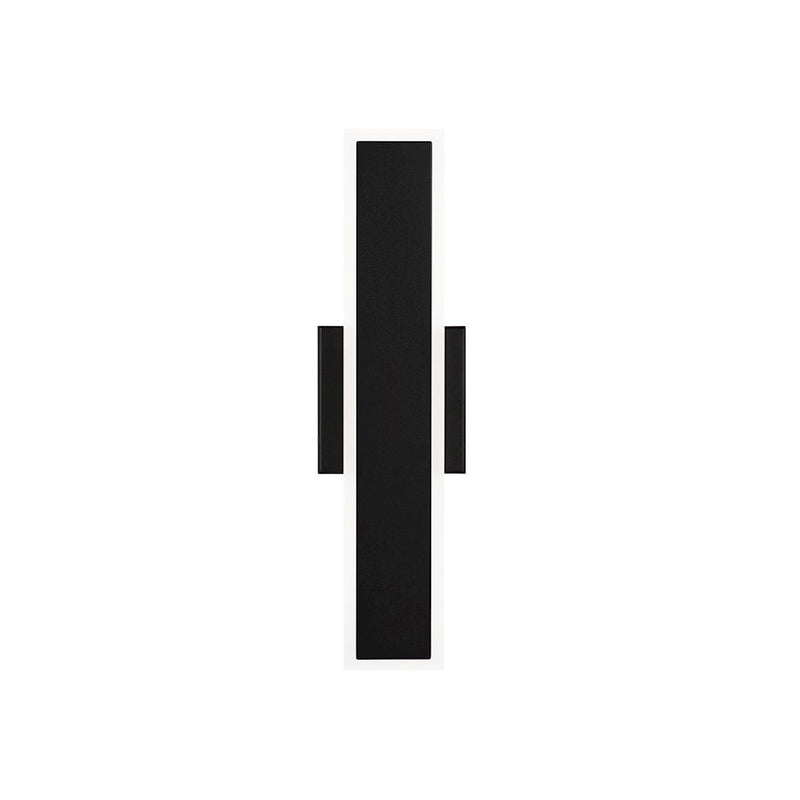 dweLED Bastone 18" LED Outdoor Wall Sconce 3000K, Black