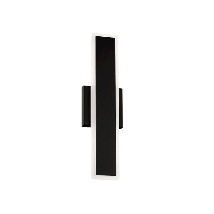 dweLED Bastone 18" LED Outdoor Wall Sconce 3500K, Black - WS-W99418-35-BK