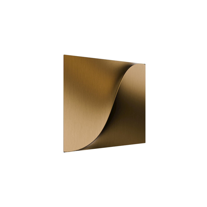 WAC Lighting Double Diamond 6in 1-Light Wall Sconce | Contemporary Aged Brass Aluminum and Frosted Acrylic | Bedroom & Hallway Accent | Model WS101606-AB