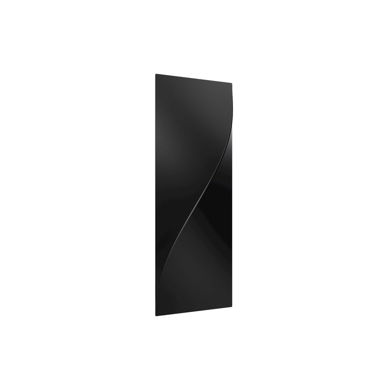 WAC dweLED Double Diamond 20in 1-Light Wall Sconce | Contemporary Black Aluminum and Frosted Acrylic | Living Room & Hallway Accent | Model WS101620-BK