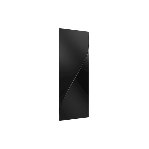 WAC dweLED Double Diamond 20in 1-Light Wall Sconce | Contemporary Black Aluminum and Frosted Acrylic | Living Room & Hallway Accent | Model WS101620-BK