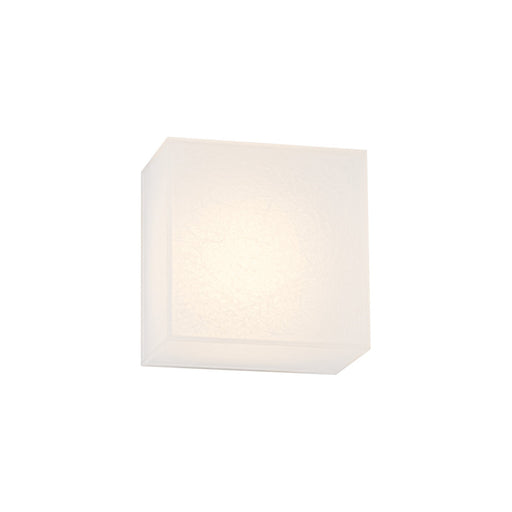 WAC Lighting Moxee 1-Light Wall Sconce | Contemporary Black Aluminum and Frosted Acrylic | Bedroom & Hallway Accent Light | 5 x 3.88 x | Model WS105605-BK