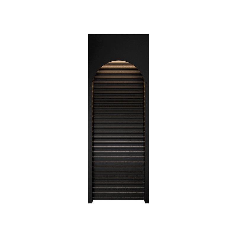 WAC Lighting Orlene 1-Light Outdoor Wall Sconce | Contemporary Black Aluminum and Frosted Glass | Covered Patio & Entryway | 5.75 x 3 | Model WSW102616-BK