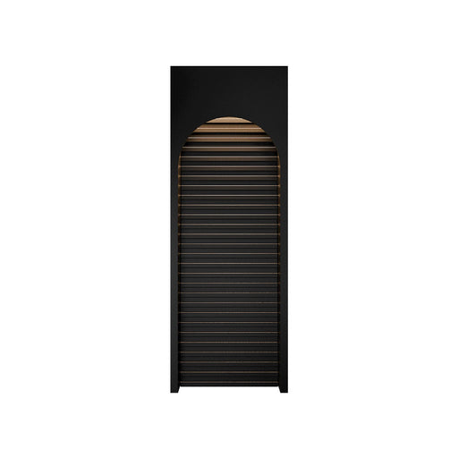 WAC Lighting Orlene 1-Light Outdoor Wall Sconce | Contemporary Black Aluminum and Frosted Glass | Covered Patio & Entryway | 5.75 x 3 | Model WSW102616-BK