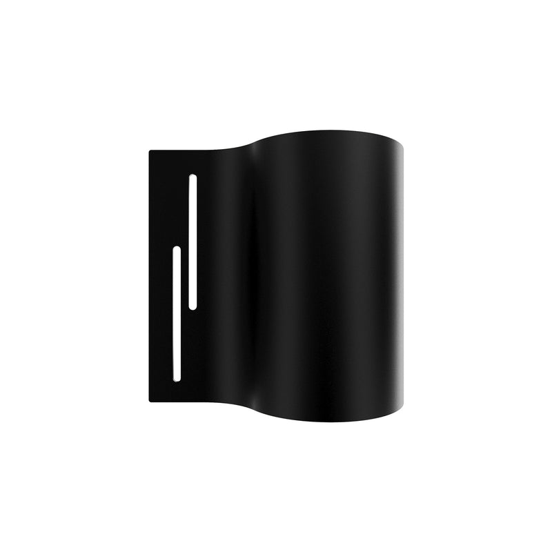 WAC Lighting Swivet 2-Light 12in Outdoor Wall Sconce | Modern Black Aluminum and PC Diffuser | Covered Patio & Entryway | 12 x 3 x 12 | Model WSW111612-BK
