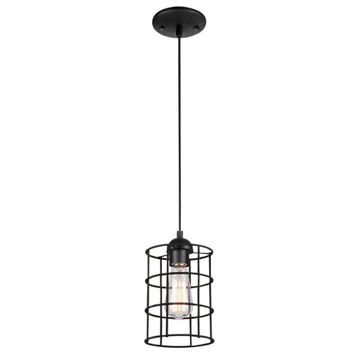Westinghouse 1 Light Pendant, Oil Rubbed Bronze/Cage Shade - 6100600