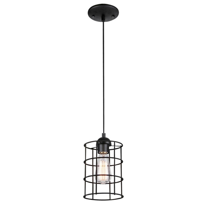 Westinghouse 1 Light Pendant, Oil Rubbed Bronze/Cage Shade - 6100600