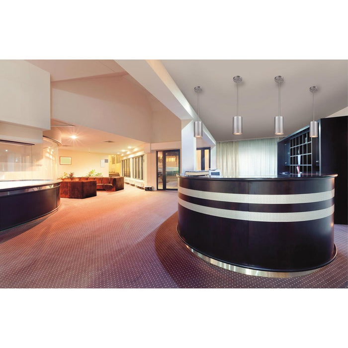 Westinghouse Phelps 1 Light Pendant, Brushed Nickel/Metal Shade