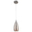 Westinghouse Percy 1 Light Pendant, Brushed Nickel/Metal Shade - 6101300