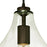 Westinghouse Wes 1 Light Pendant, Oil Rubbed Bronze/Clear Glass