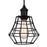 Westinghouse Nathaniel 1 Light Pendant, Matte Black/Cage Shade