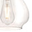 Westinghouse Wes 1 Light Pendant, Brushed Nickel/Clear Glass