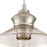 Westinghouse Ramsey 1 Light Pendant, Brushed Nickel/Clear Glass