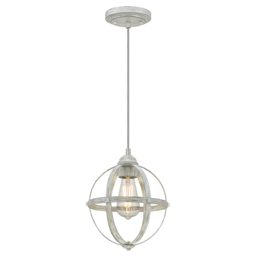 Westinghouse Stella Mira 1 Light Pendant, Antique Ash - 6110700