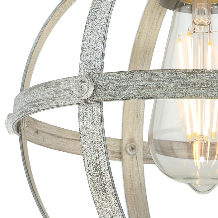 Westinghouse Stella Mira 1 Light Pendant, Antique Ash