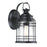 Westinghouse Kellen 1 Light Wall Light, Textured Black/Clear Seeded - 6112500