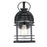 Westinghouse Kellen 1 Light Wall Light, Textured Black/Clear Seeded