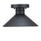 Westinghouse Watts Creek 1 Light SemiFlush, Textured Black/Metal Shade