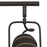 Westinghouse Boswell 4 Light Flush, Oil Rubbed Bronze/Metal Shades