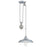 Westinghouse Iron Hill 1 Light Pendant, Galvanized Steel/Metal Shade
