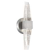 Westinghouse Cava 1 Light Wall Light, Brushed Nickel/Bubble Glass - 6118300