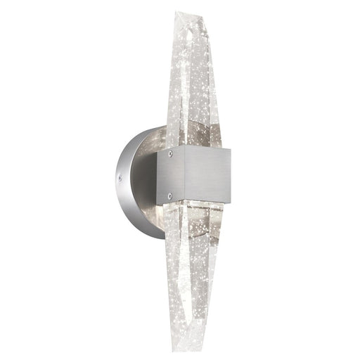 Westinghouse Cava 1 Light Wall Light, Brushed Nickel/Bubble Glass - 6118300