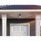 Westinghouse Scholar 1Lt SemiFlush, Textured Black/Clear Seeded Glass