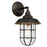 Westinghouse Iron Hill 1Lt Wall Light, Black-Brz/Hl/Clear with Cage - 6121600
