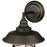 Westinghouse Iron Hill 1Lt Wall Light, Black-Bronze/Hl/Clear with Cage