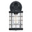 Westinghouse Villa Barone 1Lt Wall Light, Text Black/Ind Steel/Seeded