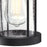 Westinghouse Westcott Bay 1Lt Wall Light, Textured Black/Clear Seeded