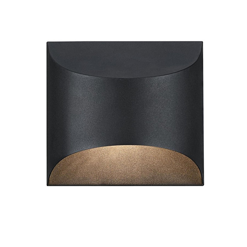 Westinghouse Nardella 6in 1-Light LED Outdoor Sconce | Transitional Textured Black | Entryway & Path | 6 x 4 x 5 in | Model 6122800