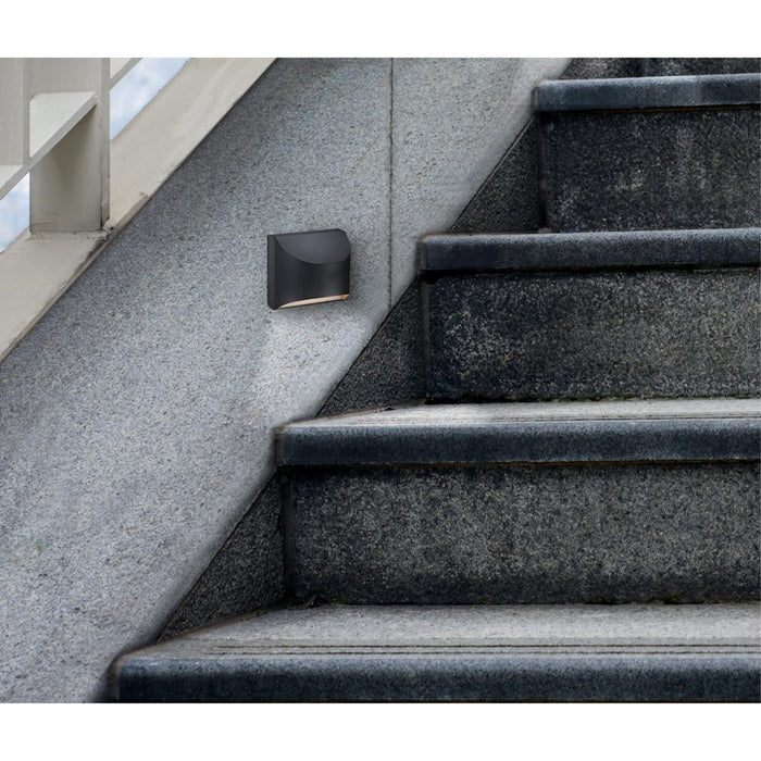 Westinghouse Nardella 1 Light Wall Light, Textured Black