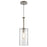 Westinghouse Hernando 1Lt Pendant, Steel/Clear Hammered - 6125200