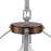 Westinghouse Oak Lane 1 Light Pendant, Barnwood/Galv Steel/Cage Shade