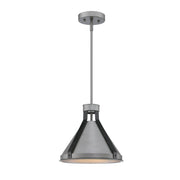 Westinghouse Pennsauken 1Lt Pendant, Indus Steel W/Iron Acc/Metal - 6128400