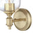 Westinghouse Basset 1 Light Wall Light, Champagne Brass/Clear Seeded