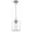 Westinghouse Judd 1 Light Pendant, Brushed Nickel/Clear Glass - 6130000