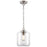 Westinghouse Judd 1 Light Pendant, Brushed Nickel/Clear Glass