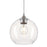 Westinghouse Tatze 1 Light Pendant, Brushed Nickel/Clear Glass