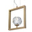 Westinghouse Zoa 1 Light Pendant, Brushed Brass/Crystal Glass
